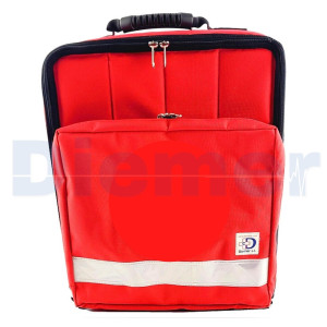 Botiquin Mochila Oxigenoterapia Sherpa Rojo sin Escudo 